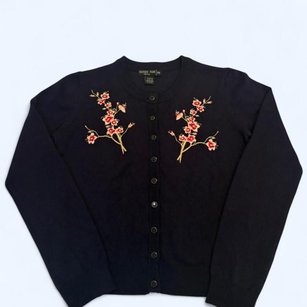 Hayden-los-angeles Women's Black and Navy Cardigan